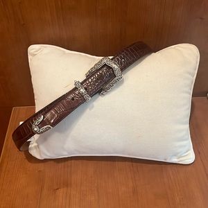 BRIGHTON Women’s Brown Leather Belt size M 30